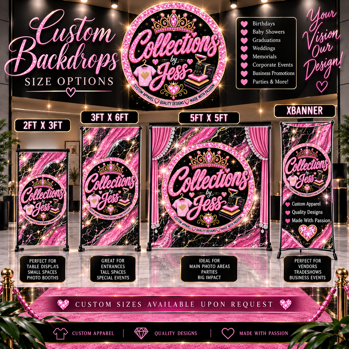 Custom Back Drops