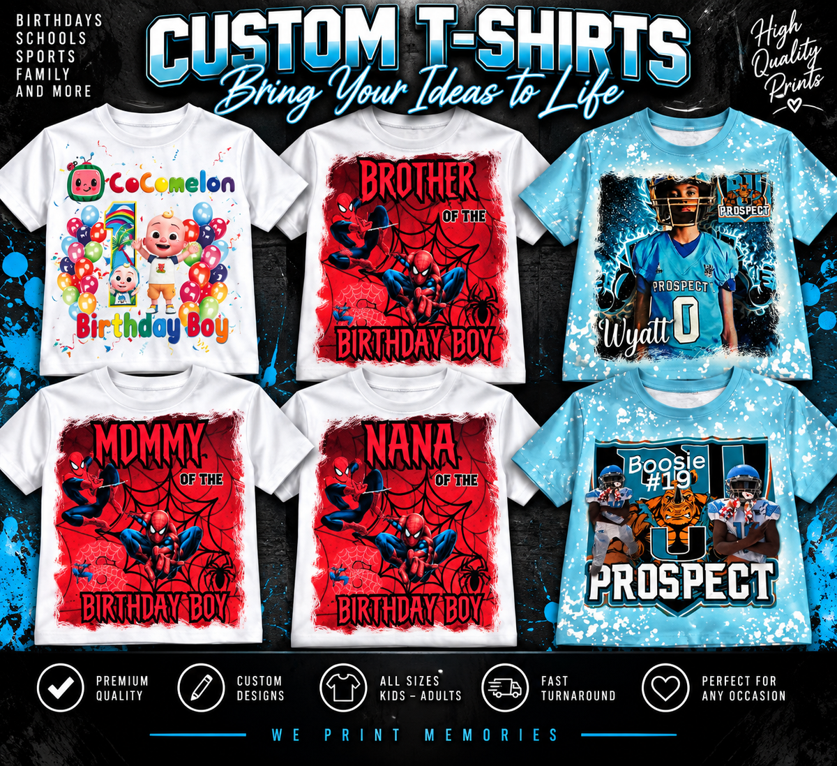 Tshirt Center prints